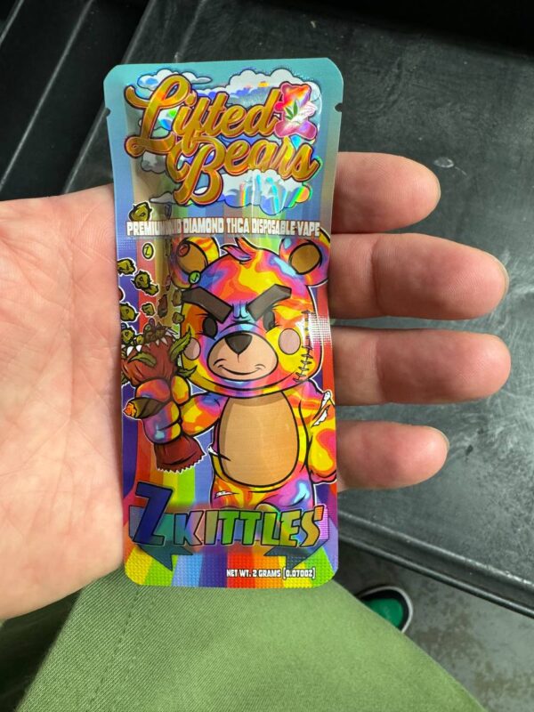 Lifted Bears 2g Zkittles disposable vape for sale