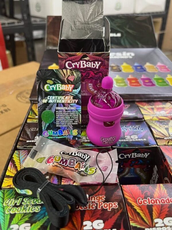 Crybaby 2G Disposable Live Resin Liquid Diamonds Vape - Image 2