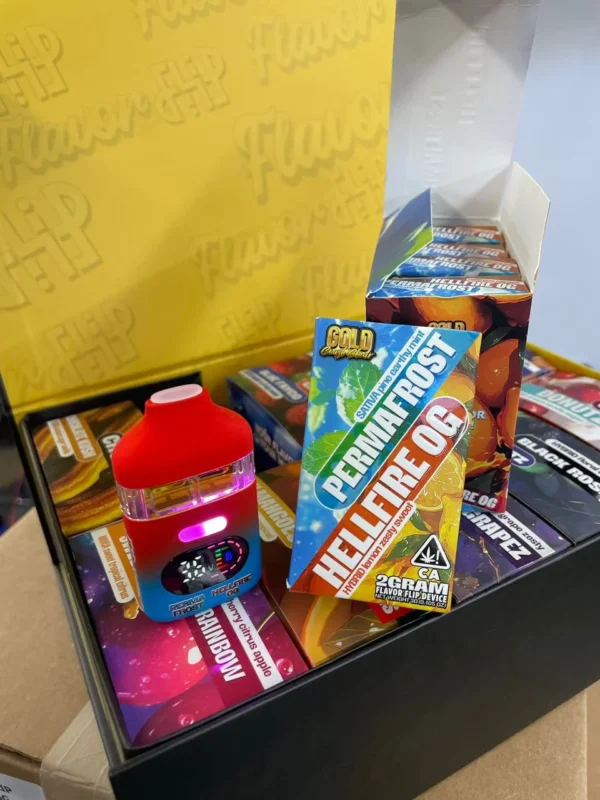 Gold Coast Clear Flavors Flip 2G Disposable – Dual Flavor - Image 4